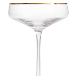 Habitat Gold Rim Champagne Coupe
