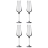 Habitat Dalston Set of 4 Champagne Flutes