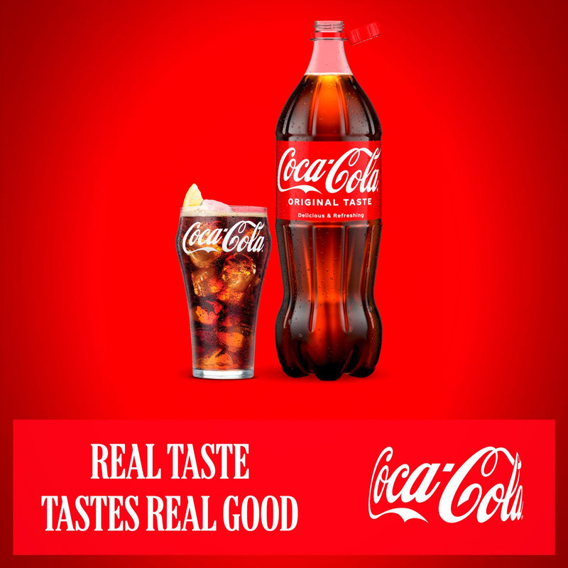 Coca-Cola Original Taste cola 1.75L - British product