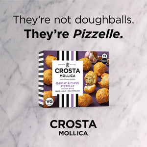 Crosta Mollica Garlic & Chive Pizzelle Dough Bites 180g