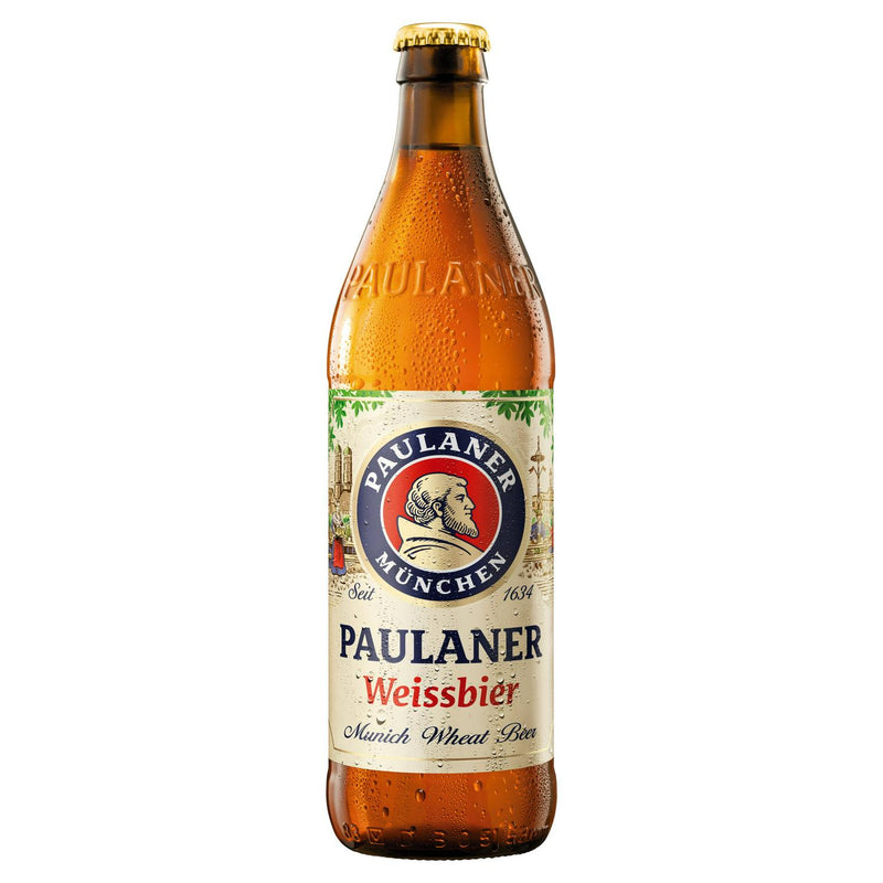 Paulaner Weissbier Munich wheat beer 500ml, imported from the UK