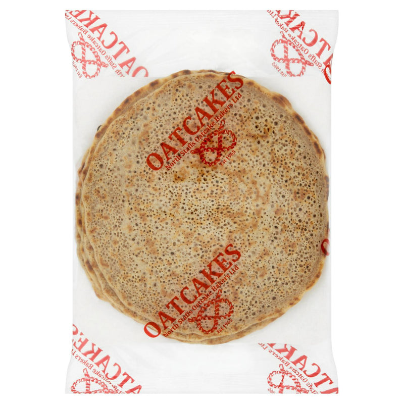 North Staffordshire Oatcakes 6 pack, imported from the UK