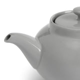 Habitat grey ceramic teapot durable stoneware curved handle, UK version
