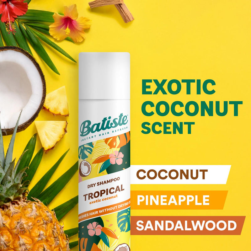 Batiste Tropical Dry Shampoo 200ml