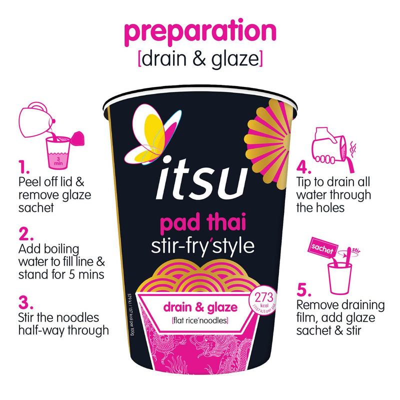 itsu Pad Thai Stir Fry Style Noodles 83g