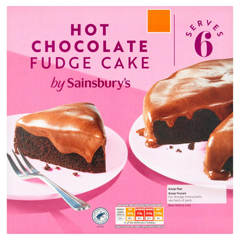 Chocolate Flavoured Sponge Cake with Chocolate Sauce 450g