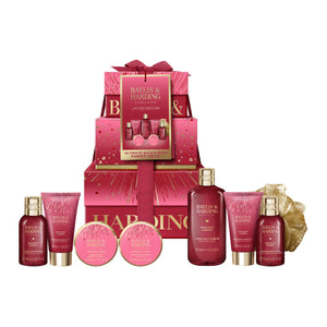 Midnight Cherry Fragrance Luxury Bath and Body Gift Set with Assorted Products