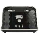 De'Longhi Brillante 4-slice toaster black - British product