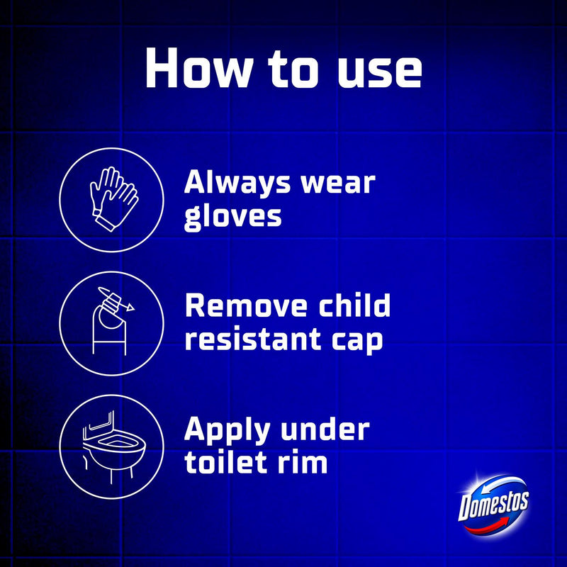 Domestos White & Sparkle Thick Bleach Toilet & Multipurpose Cleaner 750ml