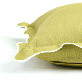 Habitat Scallop Cushion Olive 43 x 43 cm, UK version