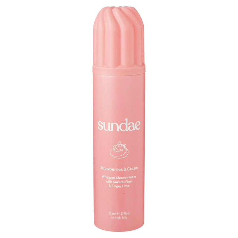 Strawberries & Cream Whipped Shower Foam 265ml (British brand)