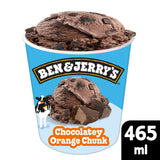 Ben & Jerry's Ice Cream Tub Chocolatey Orange Chunk 465ml