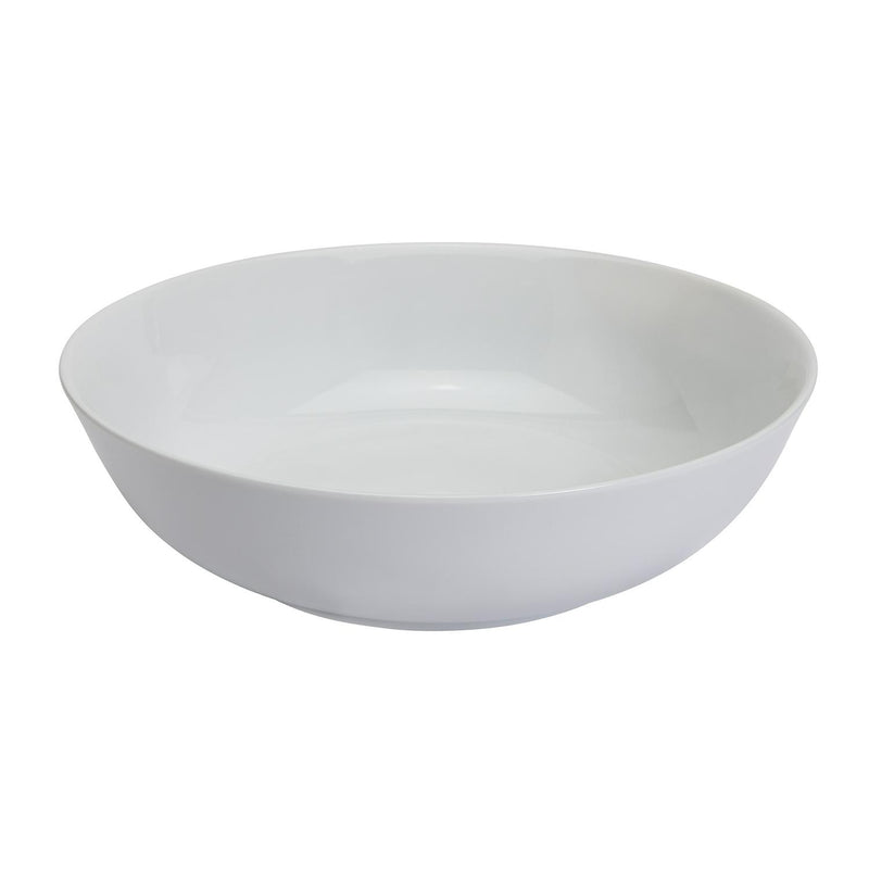 Habitat Riko white porcelain salad serve bowl, UK version