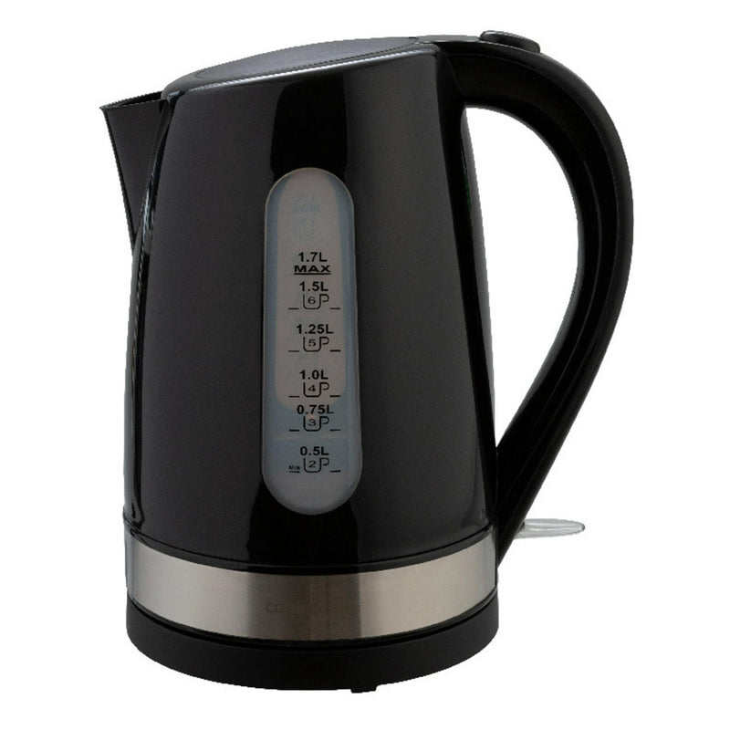 Cookworks plastic kettle black 1.7L - British product