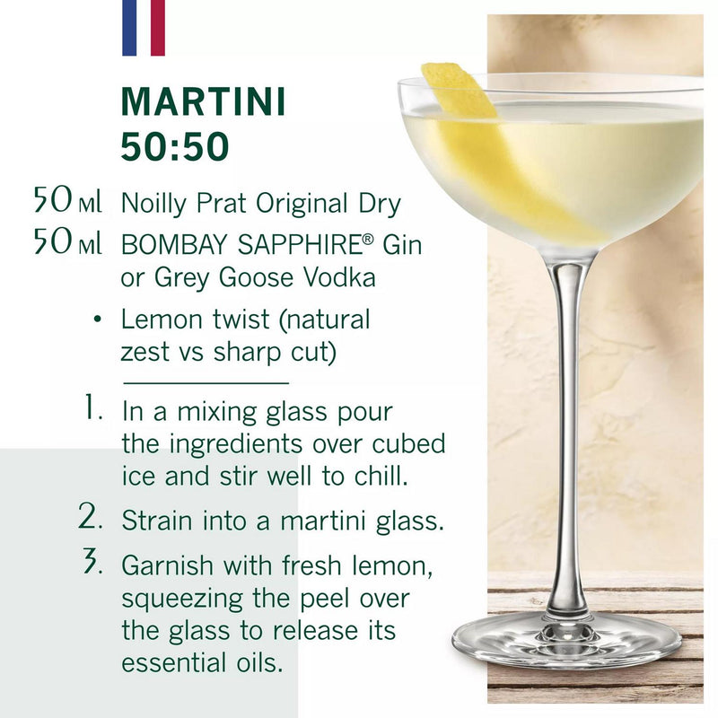 Noilly Prat Original Dry Vermouth 75cl, imported from the UK