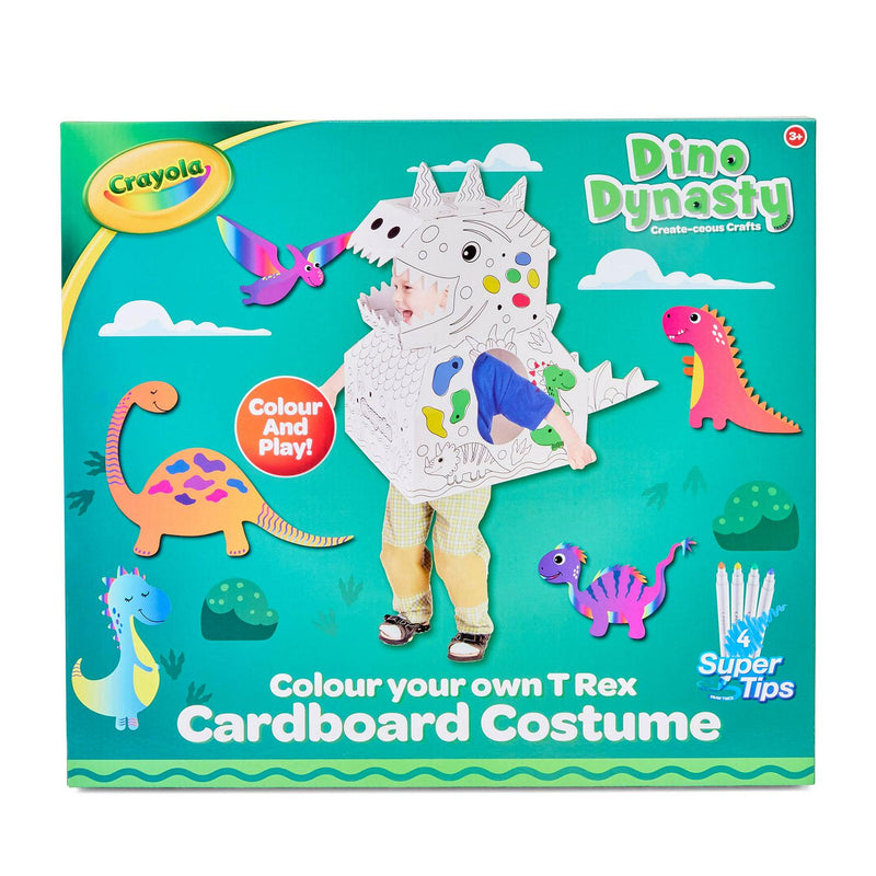 Crayola Dinosaur and Unicorn Colour Your Own Costume - British product