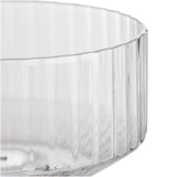 Habitat Wide Ribbed Champagne Coupe Glass - Clear