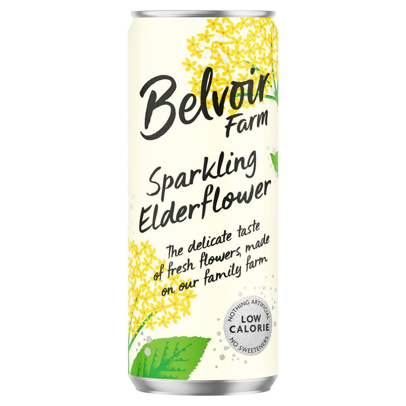 Belvoir Farm Sparkling Elderflower 330ml - British product
