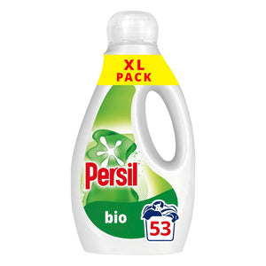 Persil Laundry Washing Liquid Detergent Bio 53 Washes 1.431L