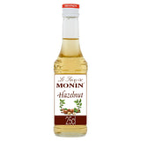 Monin hazelnut syrup 250ml - British product