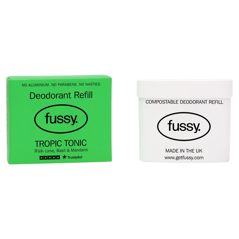 Fussy Tropic Tonic deodorant refill 40g - British product