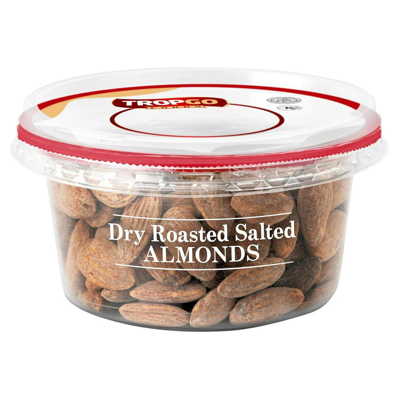 World Of Nuts dry roasted salted almonds 180g (British brand)