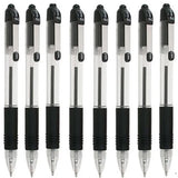 Zebra black ballpoint pen pack of 8 (British brand)