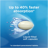 Panadol Paracetamol Liquid Capsules Fast Pain Relief x16 500mg