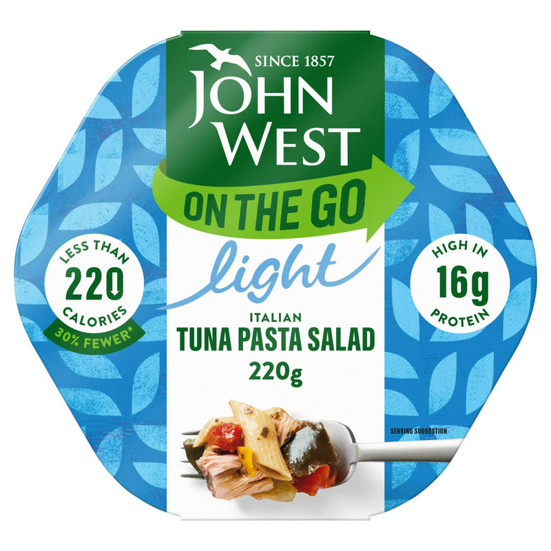 John West tuna pasta salad Italian flavour 220g, UK version