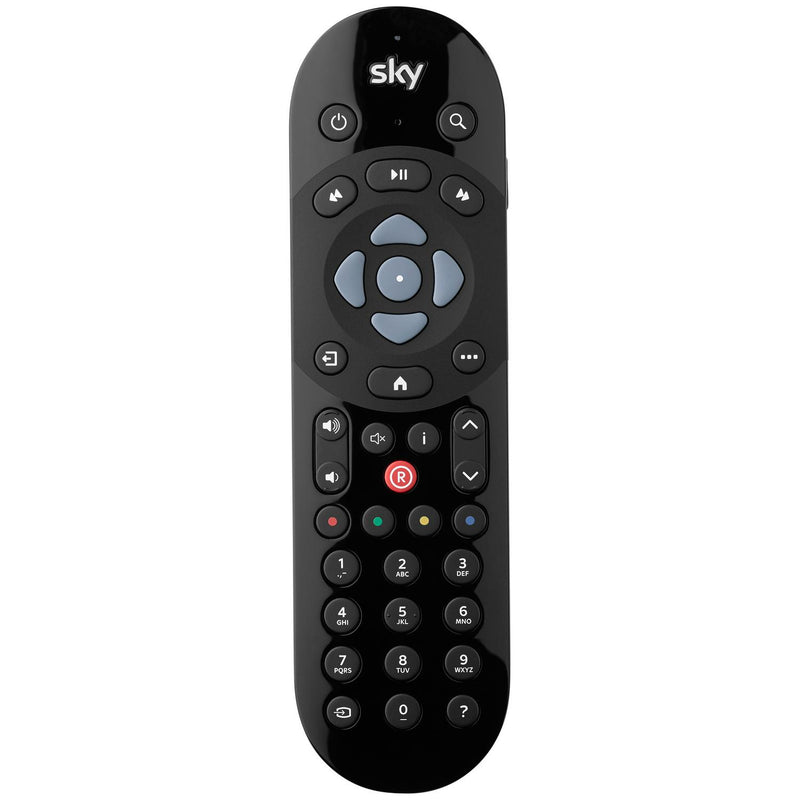 Sky Q voice remote control sleek design (British brand)