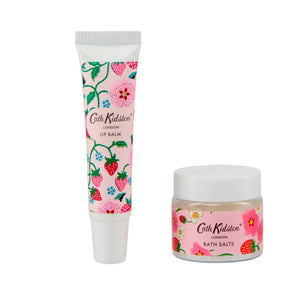 Vegan-Friendly Travel Skincare Kit with Moisturising Creams and Bath Salts