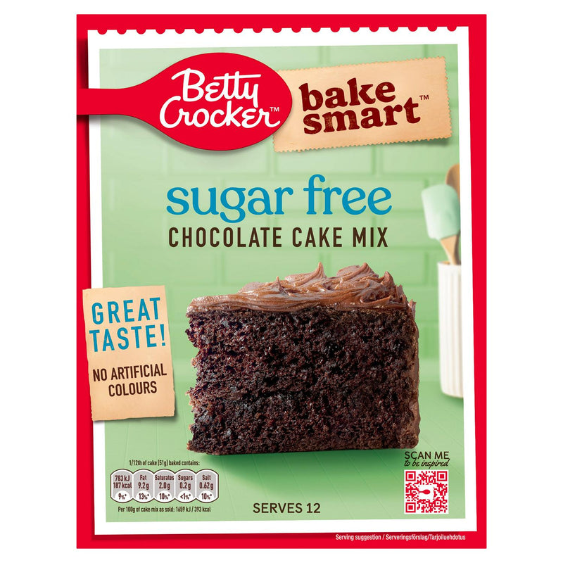 Betty Crocker Chocolate Cake Mix Sugar Free 350g - British product