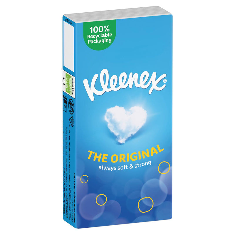 Kleenex Original Always Soft & Strong Pocket Tissues x6