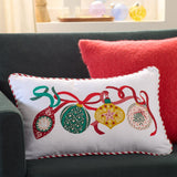 Sainsbury's Home Bauble Printed Cushion - 30x50