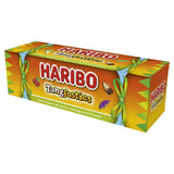 Haribo fruit and cola flavour fizzy jelly and foam sweets gift tube 120g, UK version