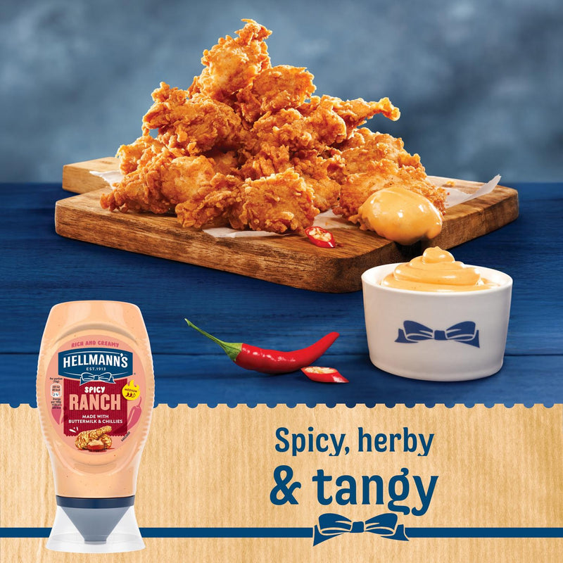 Spicy Ranch Mayonnaise Sauce with Yoghurt and Buttermilk 245g