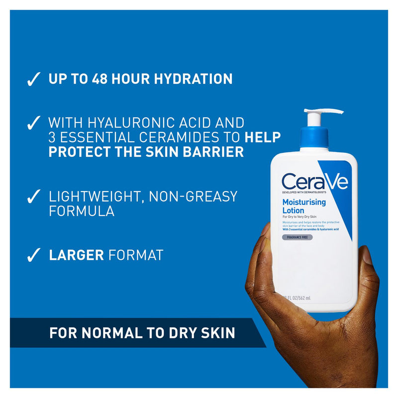 CeraVe Moisturising Lotion for face and body 473ml - British product