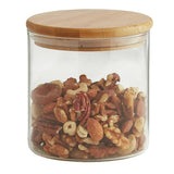 Habitat Round Glass Jar With Bamboo Lid 660ml