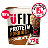UFIT protein chocolate porridge pot 72g (British brand)