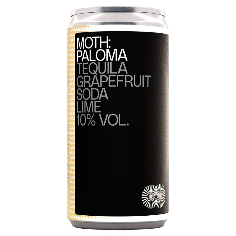Moth Paloma Tequila Grapefruit Lime Soda 200ml, imported from the UK