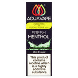 Aqua Vape Liquid Refill Fresh Menthol 6mg