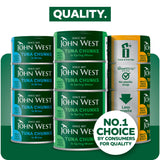 John West tuna chunks in spring water 4x125g, imported from the UK