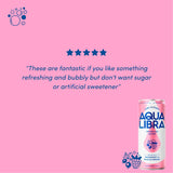 Aqua Libra Sparkling Water Raspberry & Blackcurrant 500ml - British product