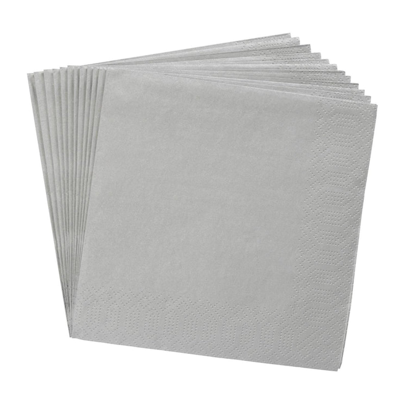 Habitat silver tissue napkins pack of 20, UK version