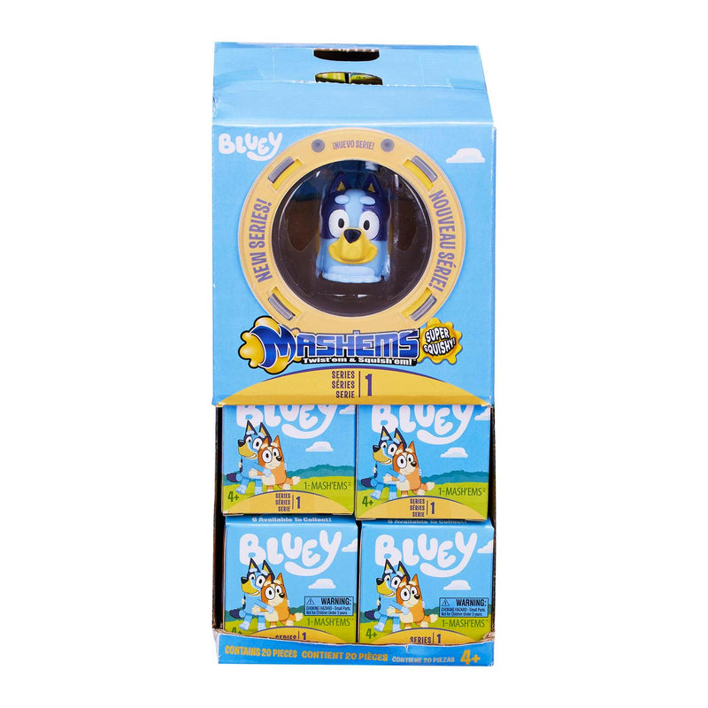 Bluey Mashems collectable capsule 6x6x6cm - British product