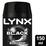Lynx Black 48h Deodorant Body Spray for Men 150ml