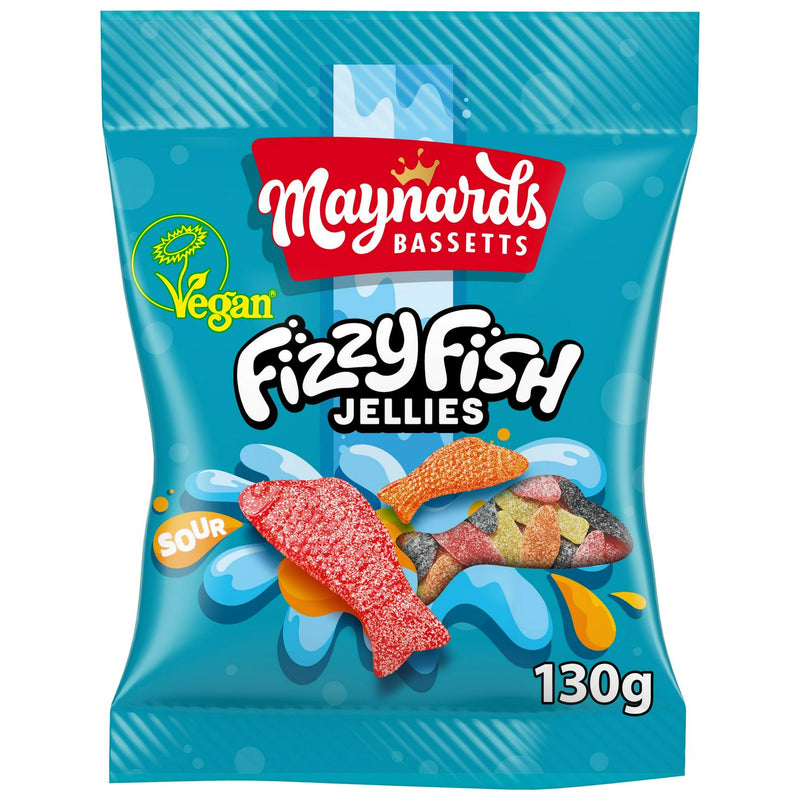 Sour Sugar-Coated Fruit Flavour Jelly Sweets 130g Bag