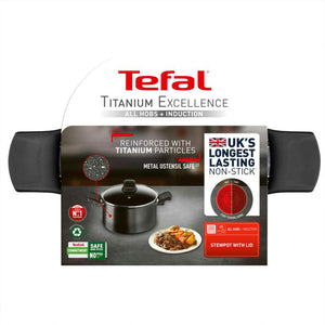 24cm Non-Stick Stewpot with Thermo-Signal Technology and Aluminium Body