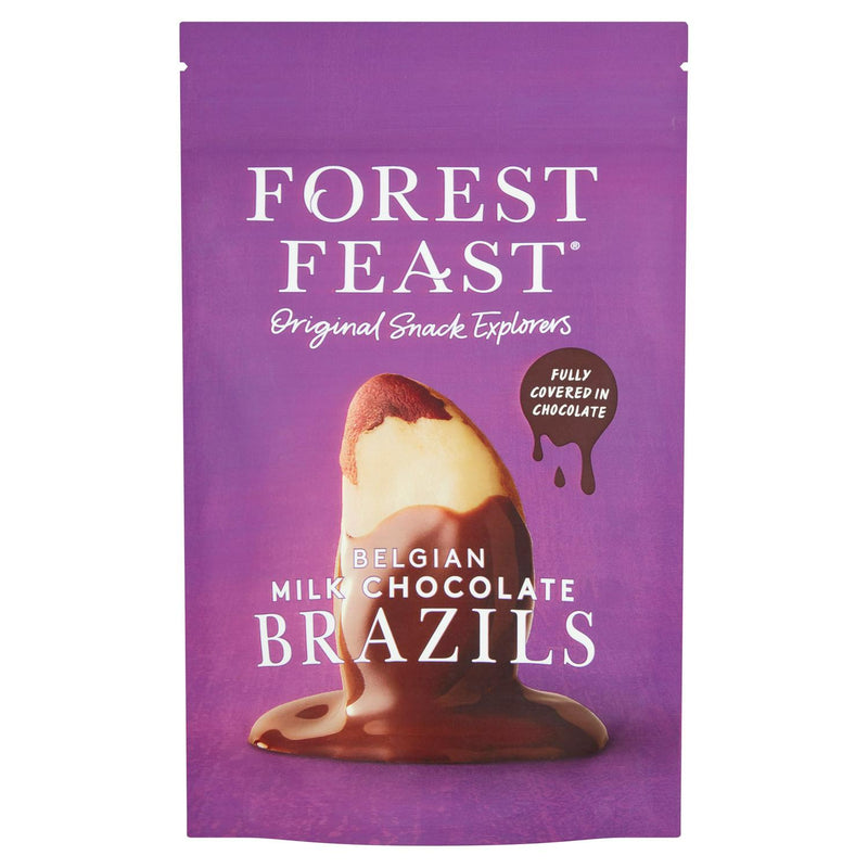 Forest Feast milk chocolate brazils 120g - British product