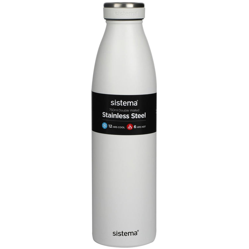 Sistema Hydrate stainless steel bottle multicolour 750ml (British brand)